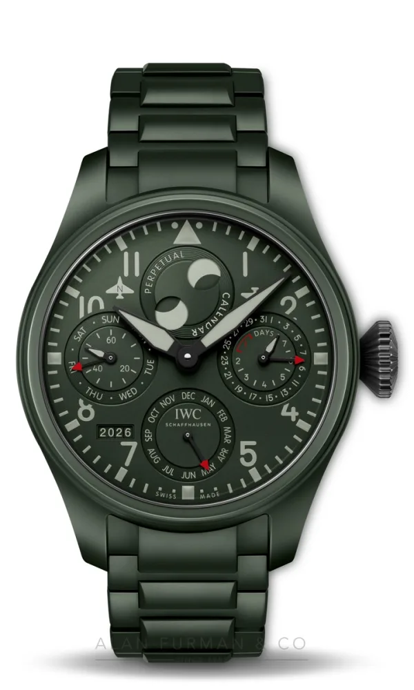 IWC Big Pilot’s Watch Perpetual Calendar TOP GUN Woodland (Ref. IW503101)