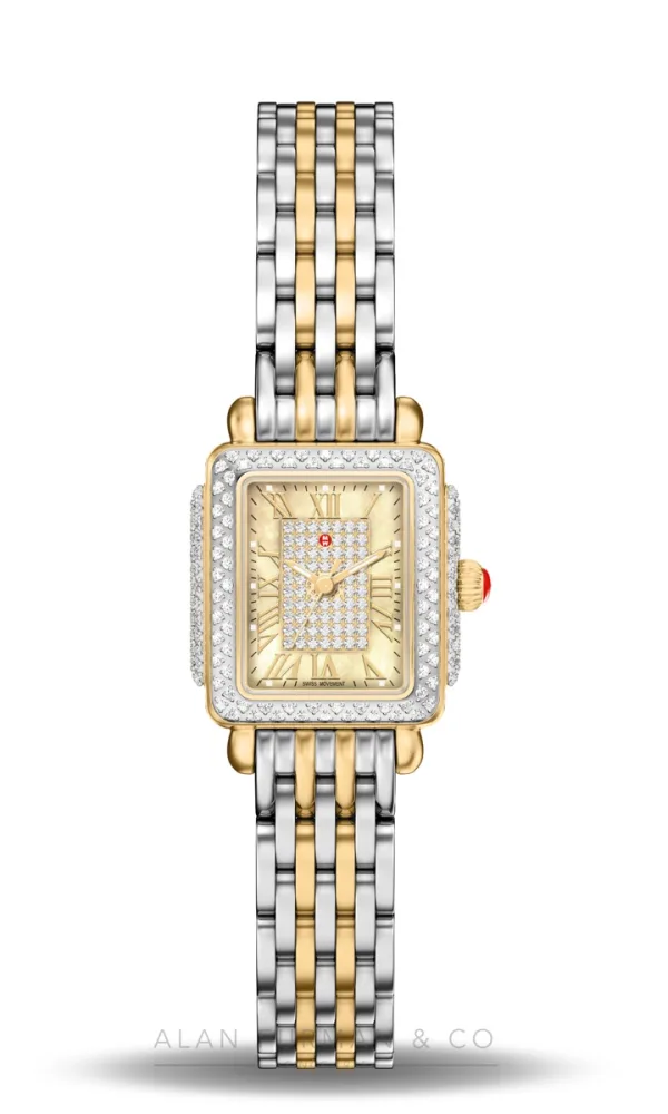 Michele Deco Madison Mini 18K Two-Tone Gold-Plated 24mm (Ref. MWW06D000178)