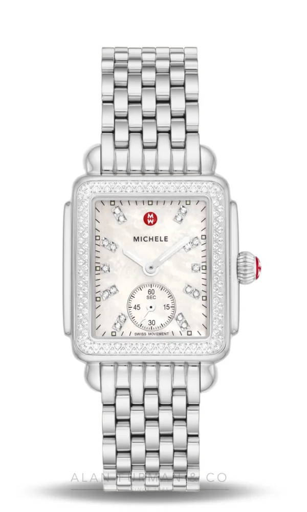 Michele Deco Mid Stainless Steel Diamond 31mm (Ref. MWW06V000122)
