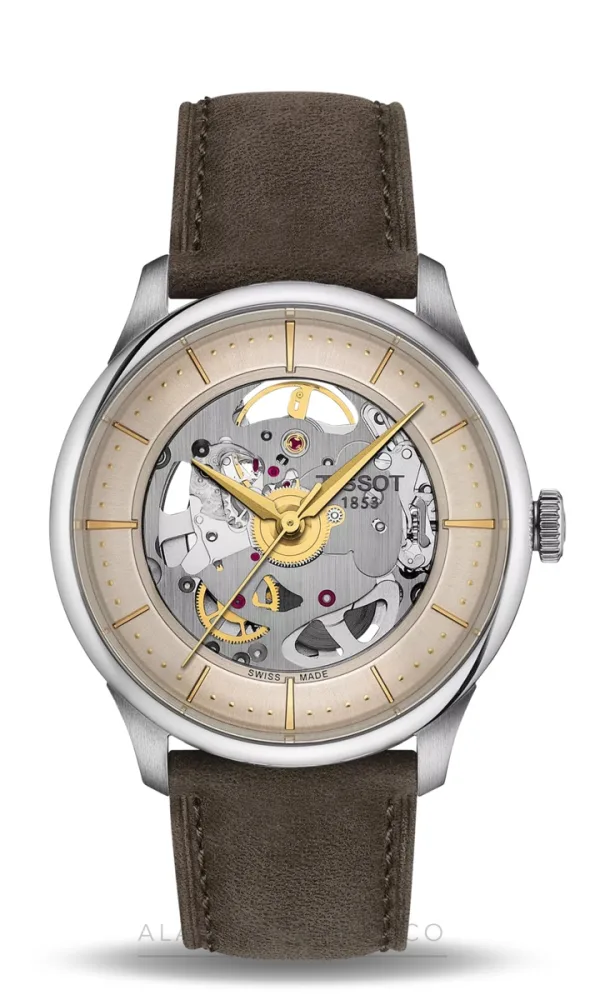 Tissot Chemin des Tourelles Skeleton 39mm (Ref. T139.836.16.261.00)
